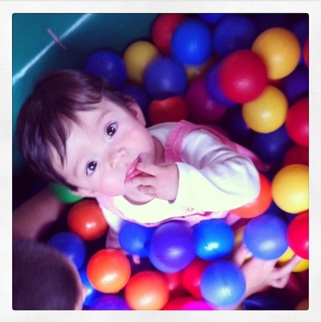 La foto de tu bebé: Sofia en el parque de bolas