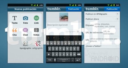 Tumblr sigue actualizando y mejorando su aplicación para Android