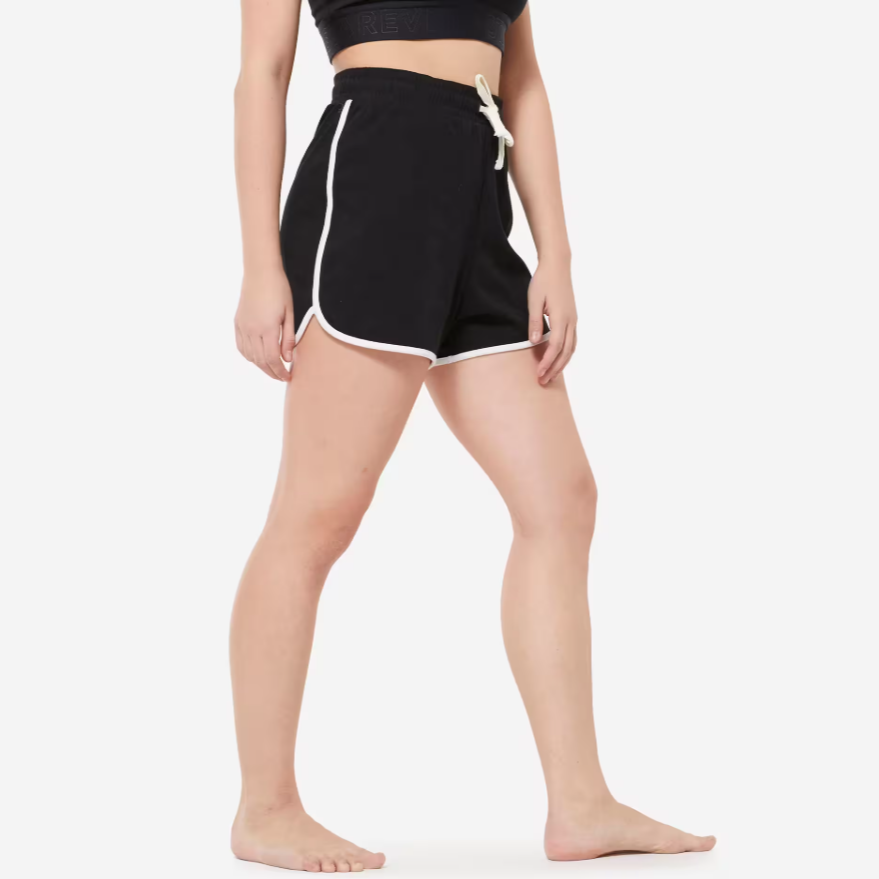 Short danzas urbanas talle alto Mujer Starever negro
