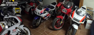 El garaje de este narco gallego era el paraíso noventero de cualquier fan de Honda: motos japonesas por doquier que ahora podrían ser tuyas