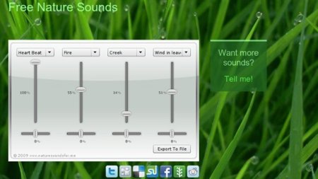 Combina sonidos naturales y llévatelos con Free Nature Sounds