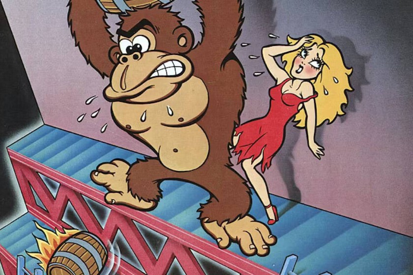 Da igual si eres un dios, porque ni así podías escapar de la muerte más inevitable del clásico Donkey Kong