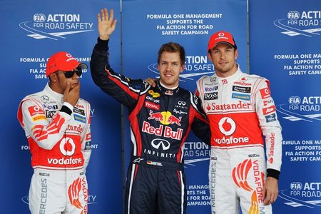 Pole para Sebastian Vettel en Suzuka. Y van 12.