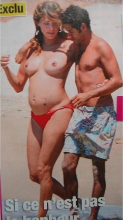 Melissa Theuriau en topless y embarazada