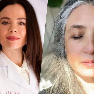 Helena Rodero, farmacéutica: "Si estás harta de la tiranía de los tintes, esta es la mejor manera y la más respetuosa para tu cabello, para hacer una transición completa a canas" 