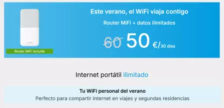 Oferta Suop internet verano