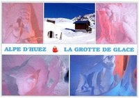 Las Cuevas de hielo en los Alpes franceses