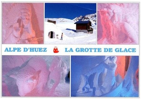 Las Cuevas de hielo en los Alpes franceses