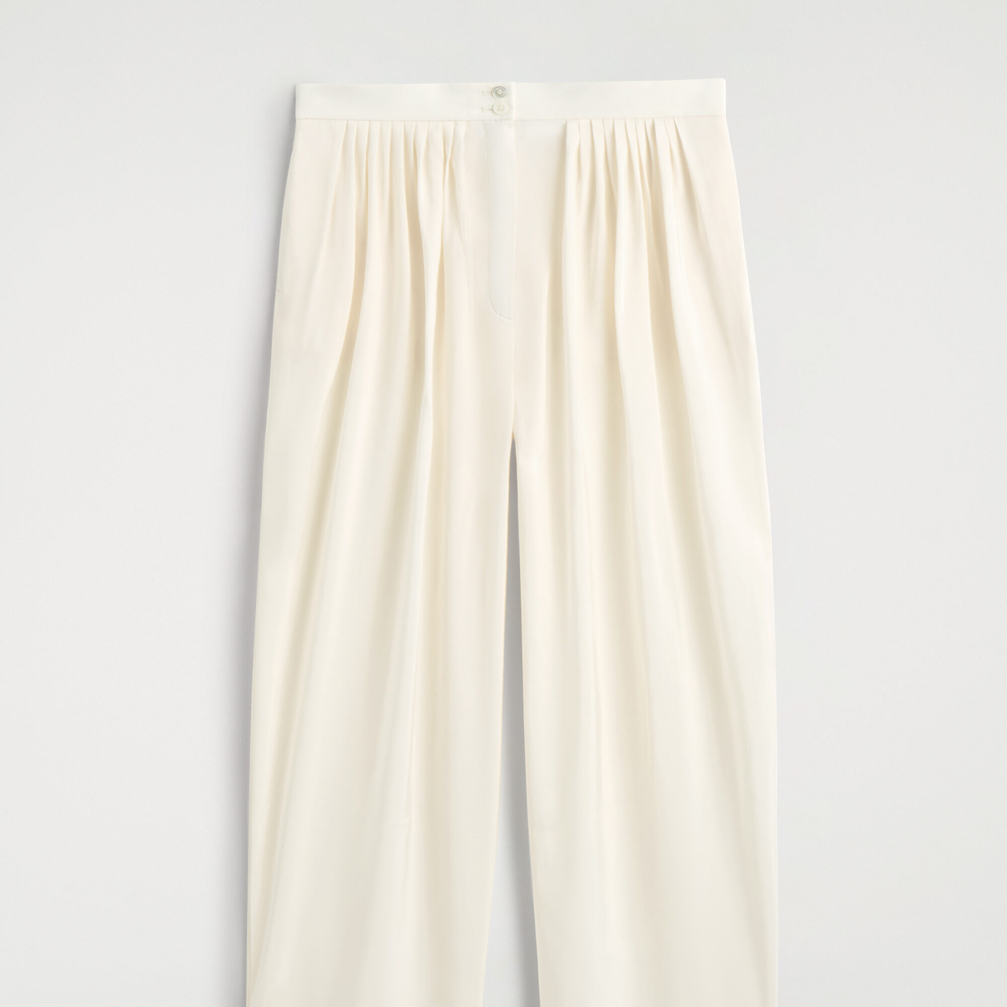 PANTALÓN STRAIGHT LEG PLISADO DRAPEADO
