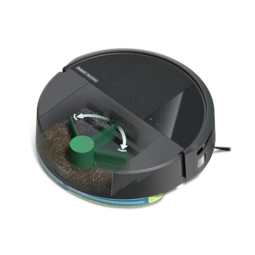 iRobot Roomba 205 DustCompactor Combo robot, compacta suciedad en interior, autonomía 60 días sin vaciar el robot, sin bolsa, succión potente, 7000Pa, navegación LiDAR, limpieza multisuperficie, App_N