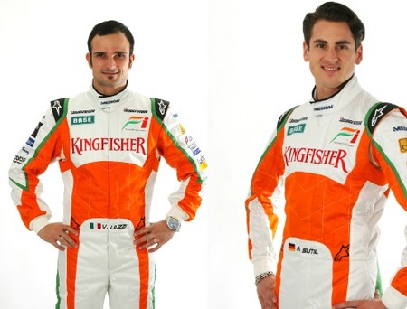 Force India confirma a Vitantonio Liuzzi y a Adrian Sutil para 2010