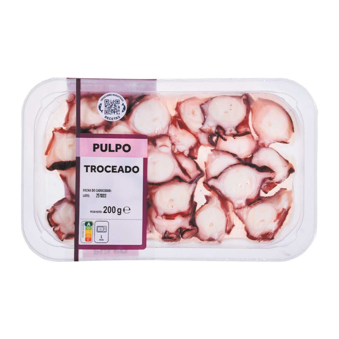 Pulpo troceado