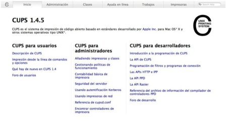 Controla las impresoras de tu Mac gracias a CUPS y tu navegador