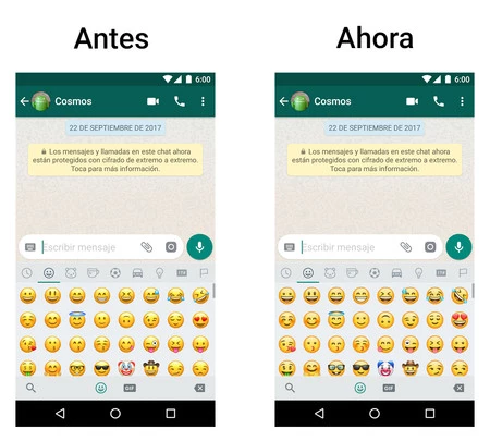 新しい WhatsApp 絵文字