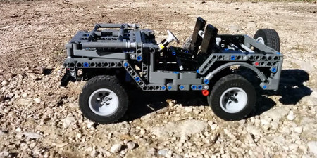 Jeep Willys de LEGO, ¡radio control!