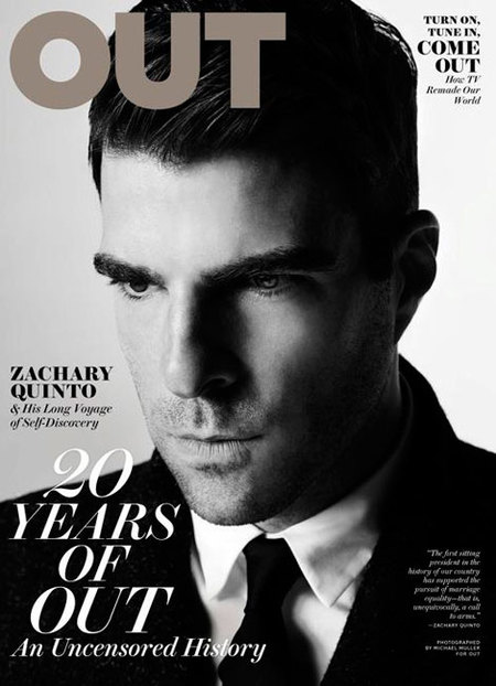 Zachary Quinto confiesa su amor por "un niño del coro", ¡a ver si se nos pone cantarín!