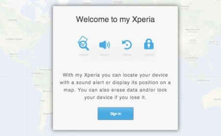 'My Xperia', el 'Find my iPhone' que llegará a los terminales de Sony muy pronto