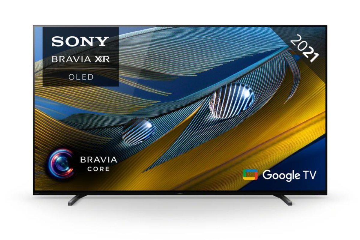 TV 55" OLED Sony XR-55A80J Bravia - UHD 4K, Android TV, Dolby Vision/Atmos, Acoustic Surface 30W