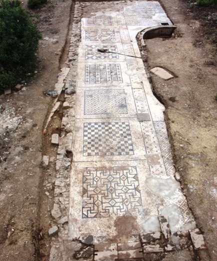 Se descubre en Turquía un mosaico romano gigante
