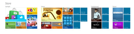 Portada de Windows Store con zoom out