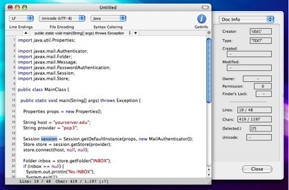 CotEditor: Editor de código para desarrolladores sencillo y ligero