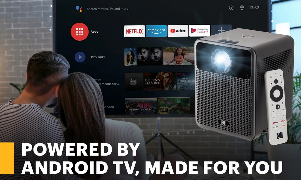 Kodak ya tiene listo su nuevo proyector LED barato y todoterreno con Android TV: así es el Flik HD10