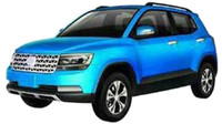 Encuentra las 7 diferencias: Jiangsu Lake SUV vs. Volkswagen Taigun