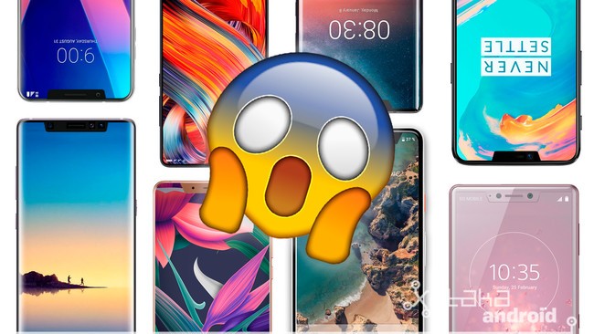 Gama alta Android con Notch