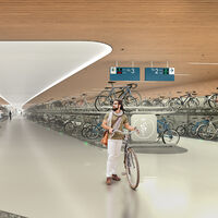 Ámsterdam ya no sabe dónde meter tantas bicicletas. La solución ha sido aparcarlas bajo el agua