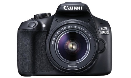 La EOS 1300D de Canon, sólo hoy en Amazon, por 339 euros con objetivo 18-55