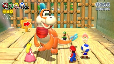 Nueve minutos de 'Super Mario 3D World' en tres fases distintas