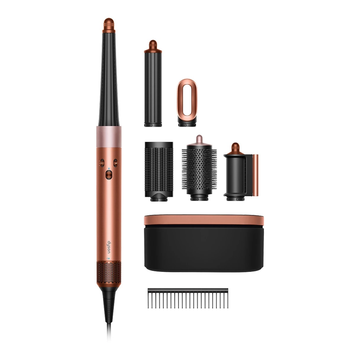 Dyson - Moldeador multifunción y secador Dyson Airwrap Amber silk.