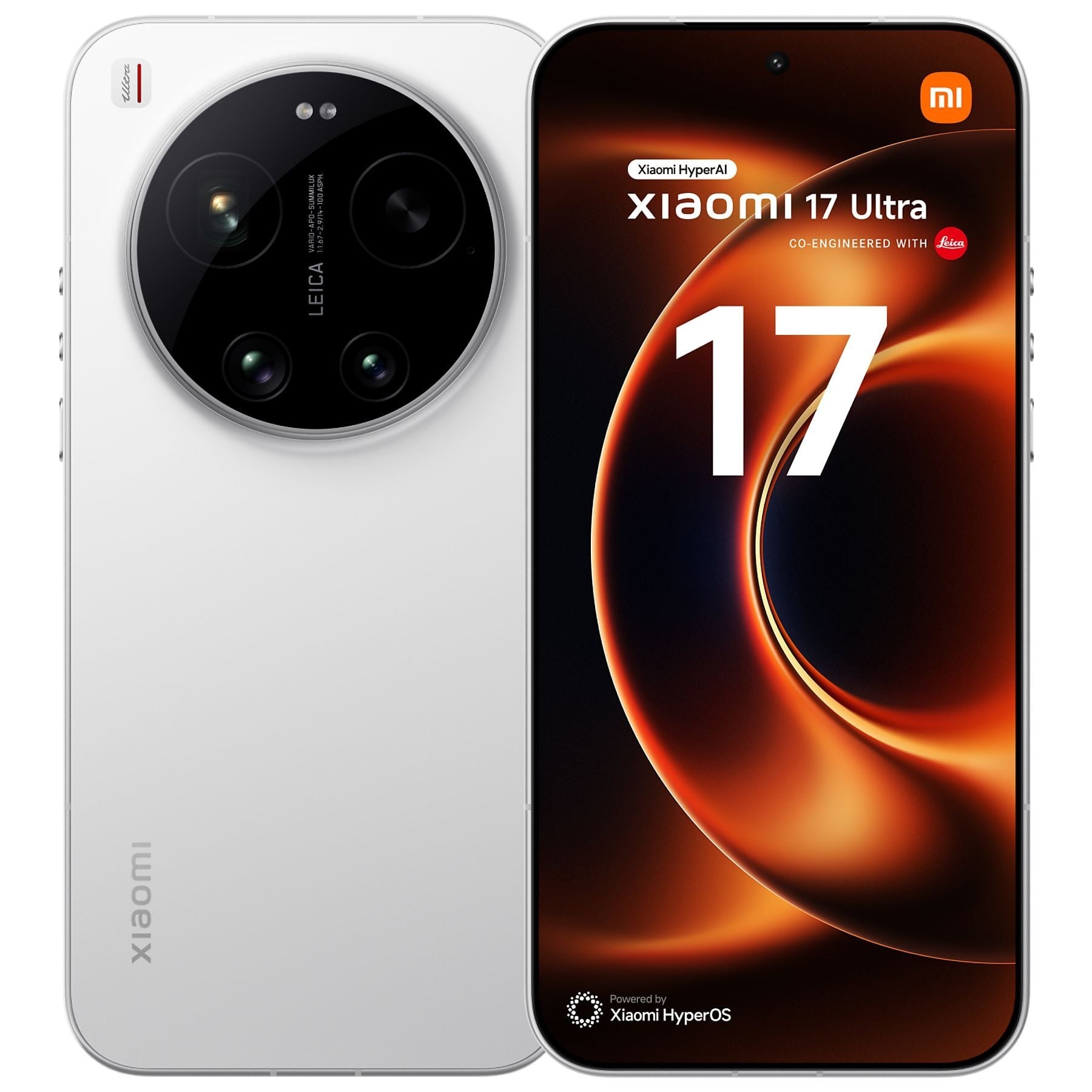 XIAOMI 17 Ultra - Smartphone de 16+512GB, Teleobjetivo Leica de 200 MP (75-100 mm), Snapdragon 8 Elite Gen 5, HyperAI, 1 año de garantía Extra, Cargador no Incluido, Negro (Versión ES)