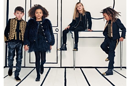 Oliver Rousteing enlista a los más pequeños en la colección Kids de Balmain