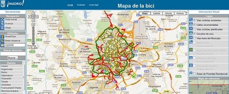 Mapa de la Bici de Madrid: recorre la capital española sobre ruedas