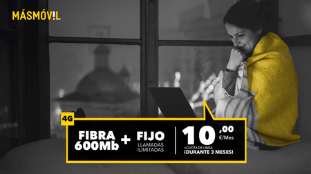 MásMóvil rebaja el acceso a la fibra, ahora por 29,99 euros con precio definitivo