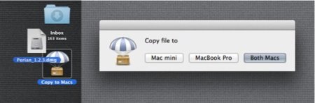 Un AirDrop casero, con una combinación de Applescript, Dropbox y Hazel