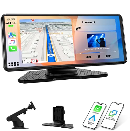 Volam Pantalla Carplay Coche para Apple Carplay Android Auto Inalámbrico