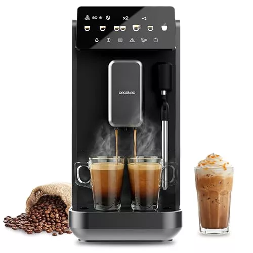 Cecotec Cafetera Superautomática con Vaporizador y Unidad de Procesado