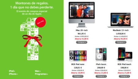 Empieza el día de compras especial de Apple