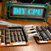 No contento con hacerse sólo su propio PC decidió dar un paso más allá: hacerse su propia CPU a base de chips de memoria de ordenadores viejos