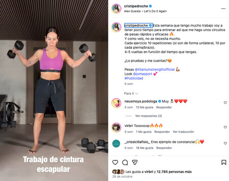 Entrenamiento Pedroche