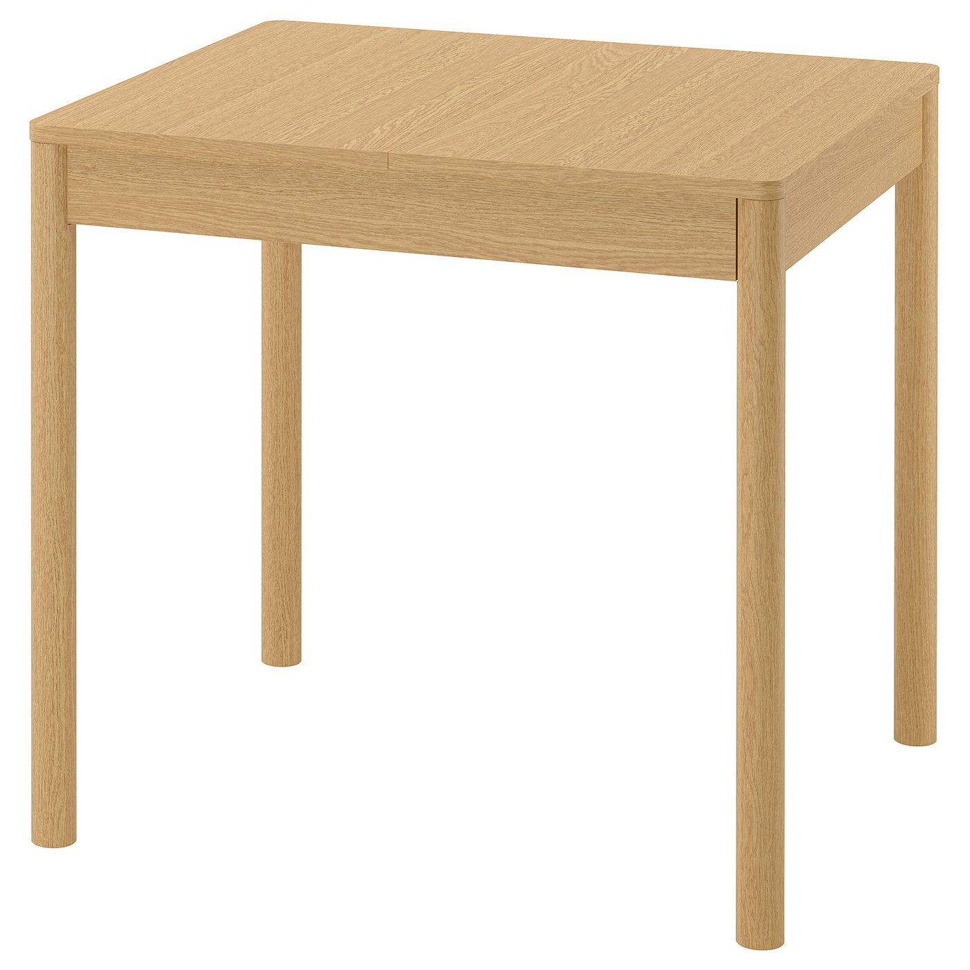 TONSTAD - Mesa extensible, chapa roble, 80/120x70 cm