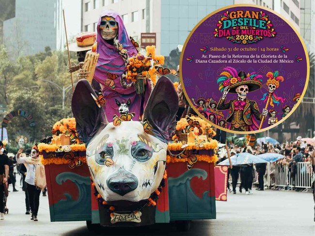 Gran Desfile de Día de Muertos 2026 en CDMX: ruta, horarios y todo para que lo vivas al máximo el 31 de octubre