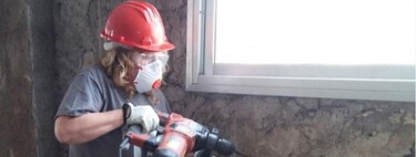Ángeles, albañila a los 52 años: “Dicen que las mujeres venimos a quitarles el trabajo, pero hay trabajo para todos” 