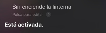 Siri Linterna