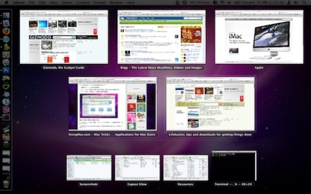 Plantillas para modificar los colores de Exposé en Snow Leopard