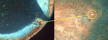 Imágenes por satélite destapan una misteriosa estructura china en mitad del océano. Apareció de la nada y unos días después se esfumó