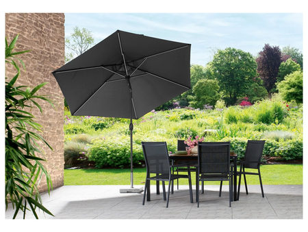 Sombrilla Con Iluminacion Solar Led