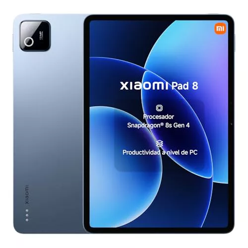 XIAOMI Pad 8 - Tablet de 11.2" 3.2K (Snapdragon 8s Gen 4, 8GB de RAM, 128GB de ROM, WiFi 7)